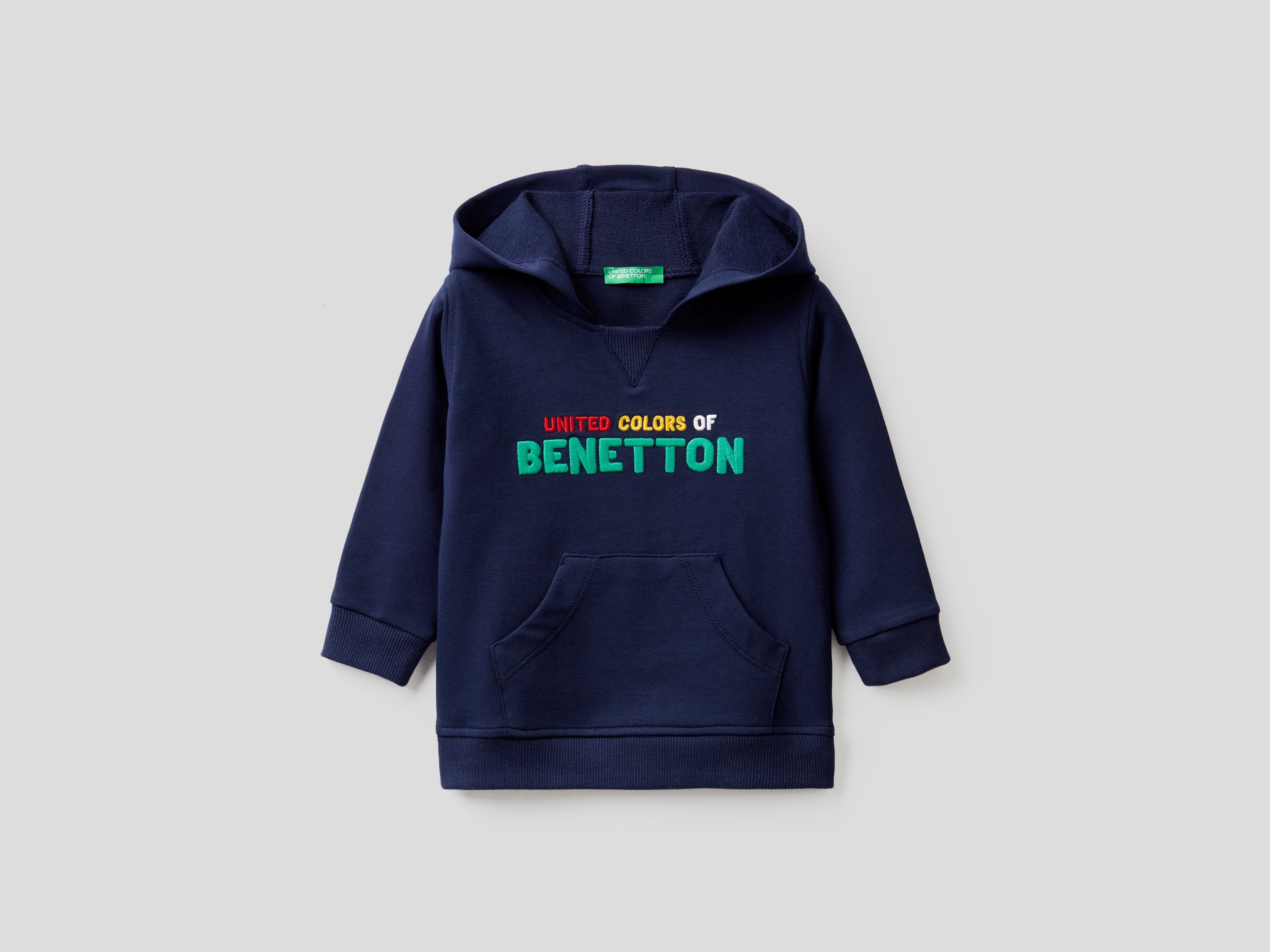 фото Толстовка для мальчиков benetton цв. синий р.86 united colors of benetton