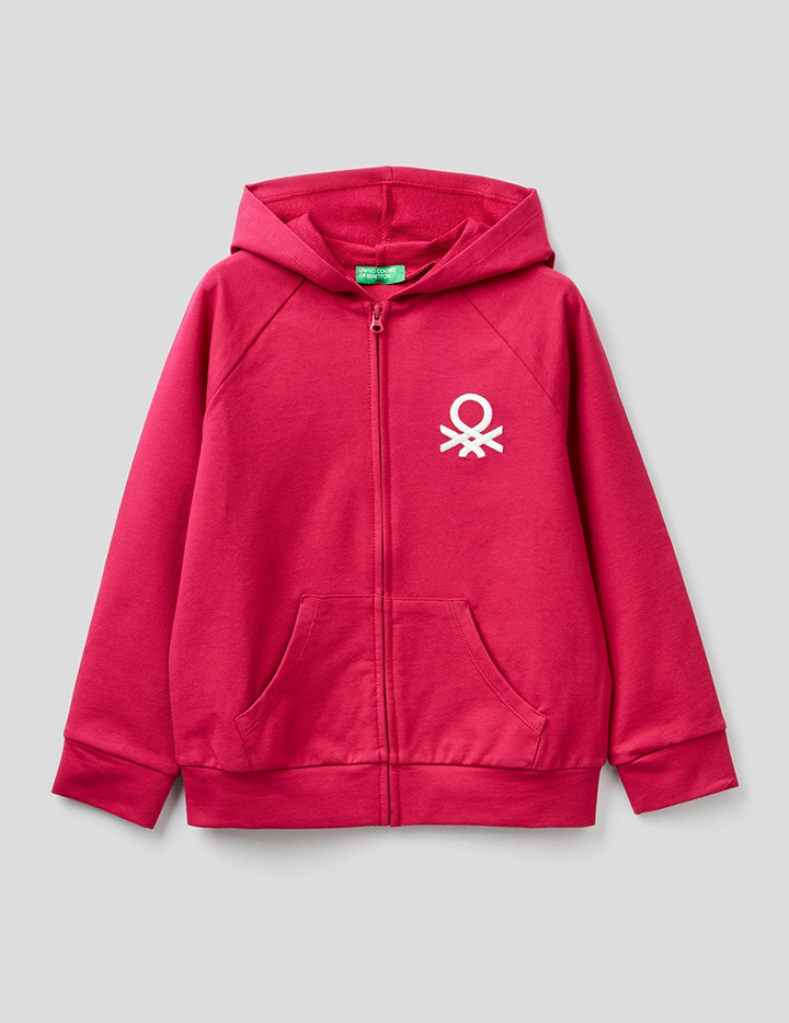 

Толстовка для девочек Benetton цв. фиолетовый р.158, 21A_3T32C5825