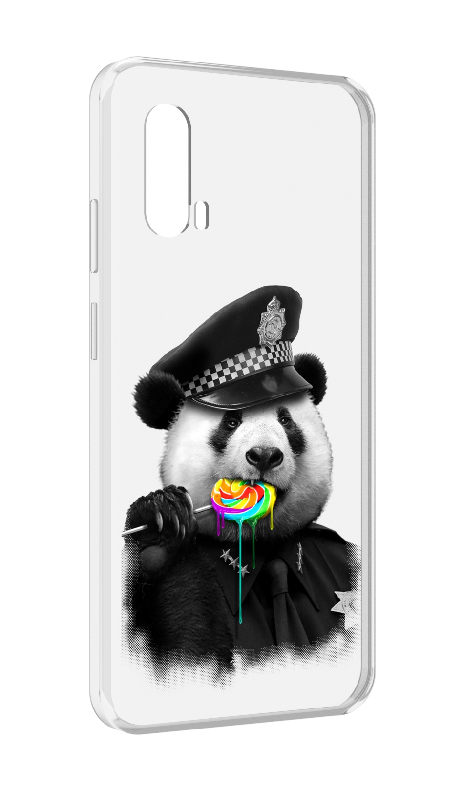 

Чехол MyPads Панда полиция для Blackview BV7100, Прозрачный, Tocco