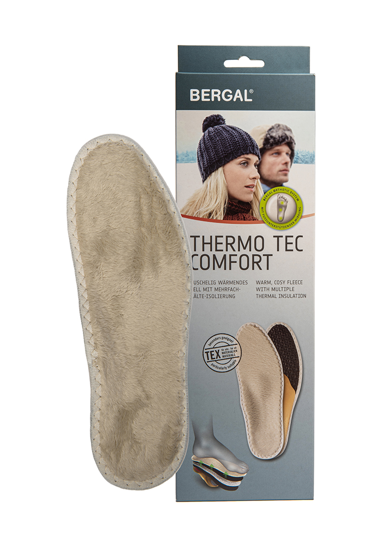 Согревающие стельки для обуви унисекс BERGAL Thermo Tec Fussbett 36 RU