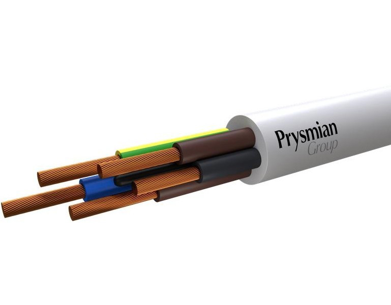 

Провод ПВС 5х10 Б (м) РЭК-PRYSMIAN 0105080206, Белый