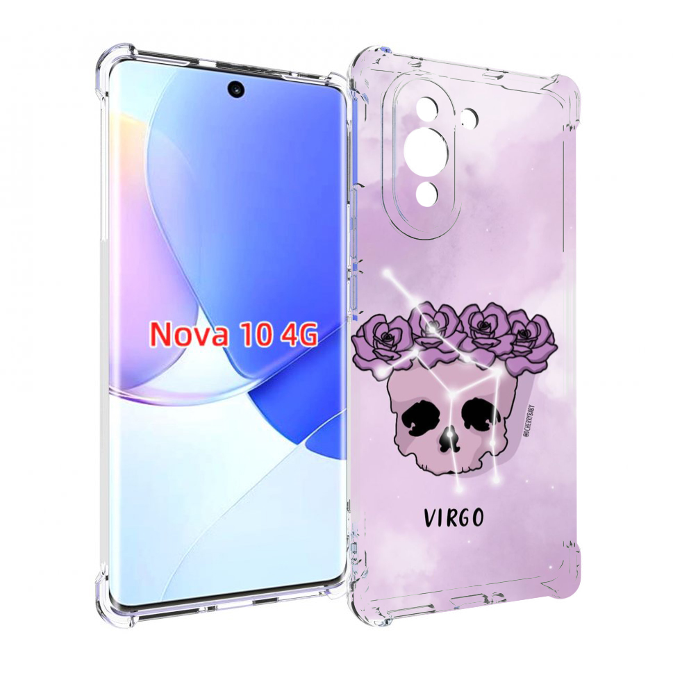 

Чехол MyPads знак зодиака дева 2 для Huawei Nova 10, Прозрачный, Tocco