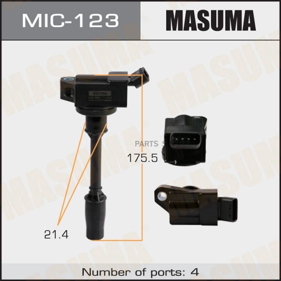 

MASUMA MIC123 Катушка зажигания MASUMA MIC123 RX200T, NX300H / 8ARFTS