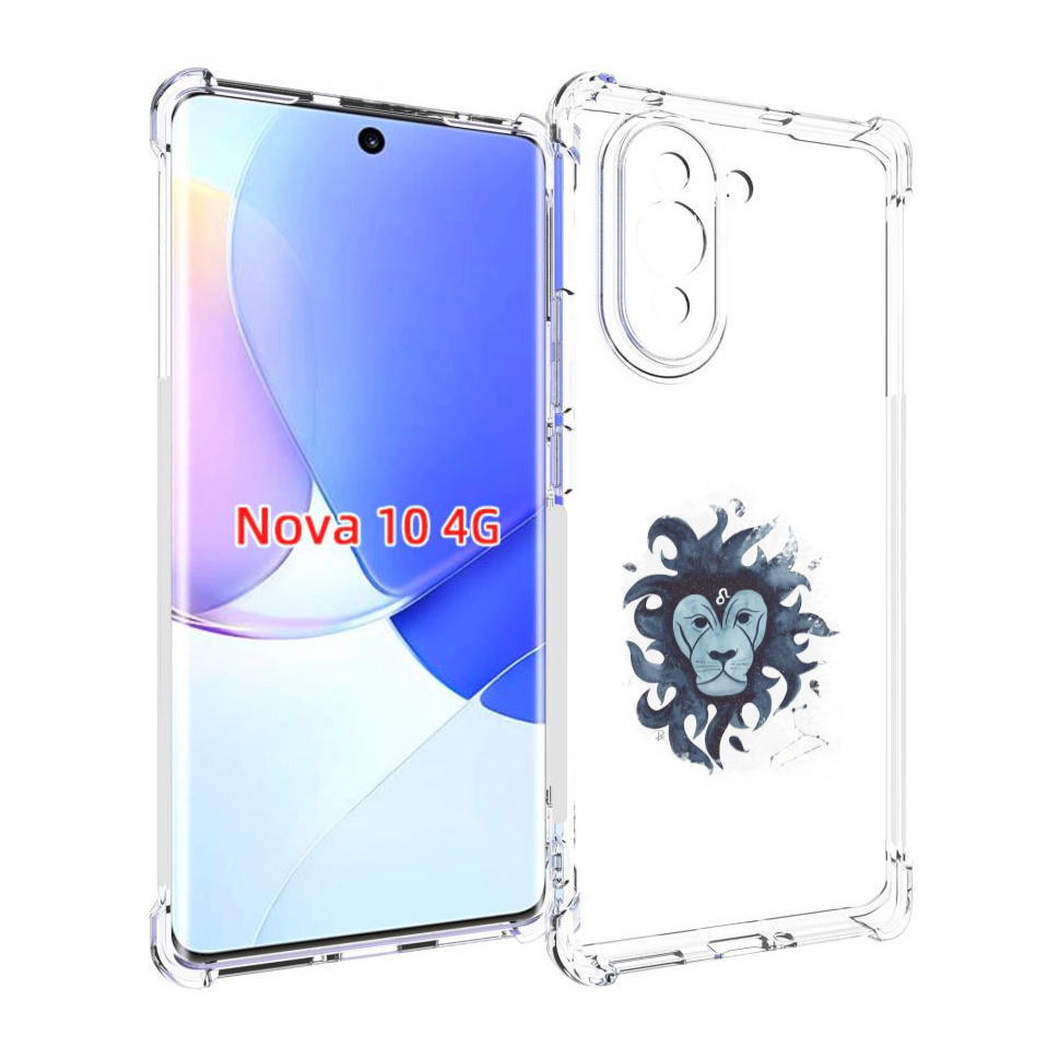 

Чехол MyPads знак зодиака лев 5 для Huawei Nova 10, Прозрачный, Tocco