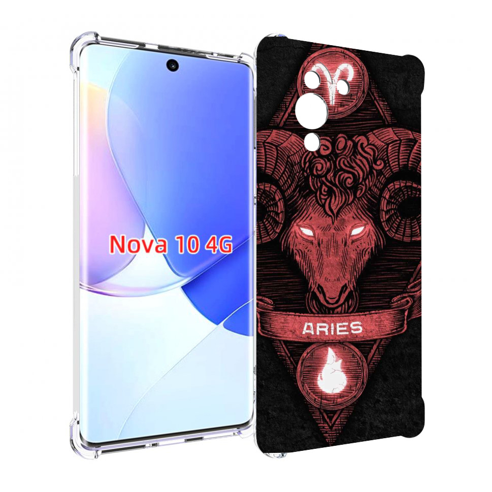 

Чехол MyPads знак зодиака овен 6 для Huawei Nova 10, Прозрачный, Tocco