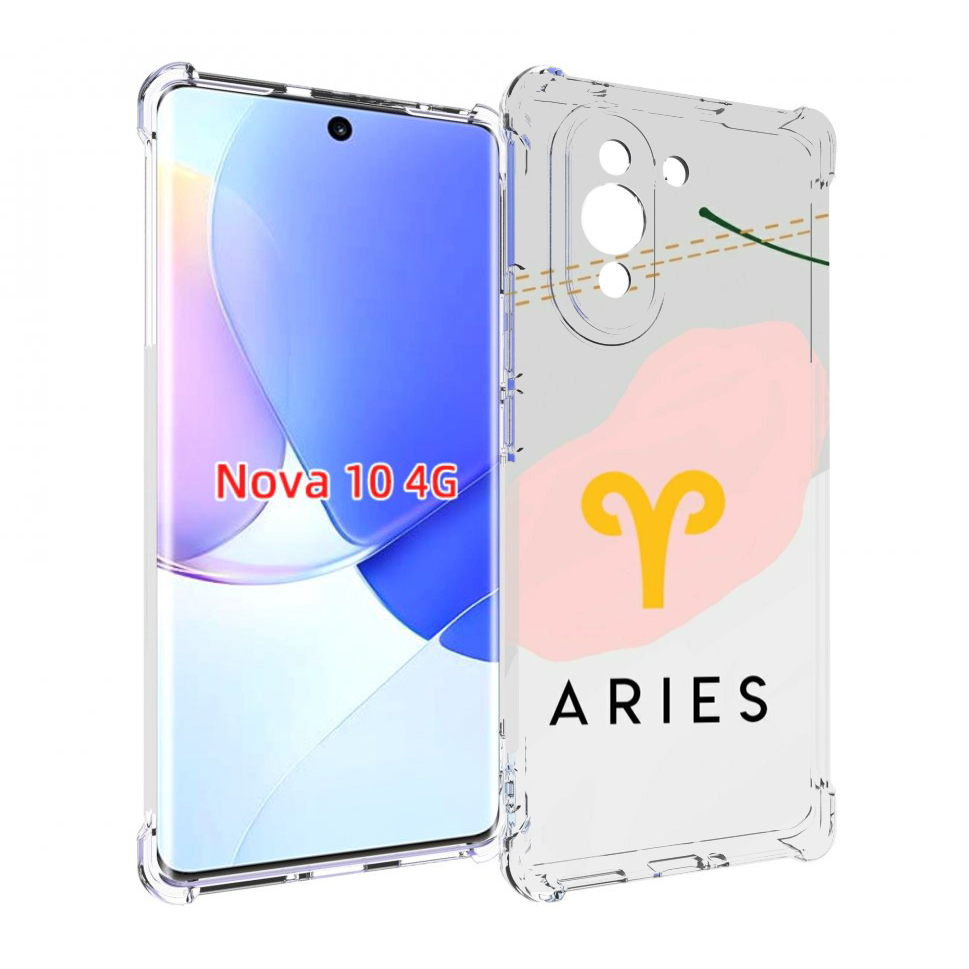 

Чехол MyPads знак зодиака овен 7 для Huawei Nova 10, Прозрачный, Tocco