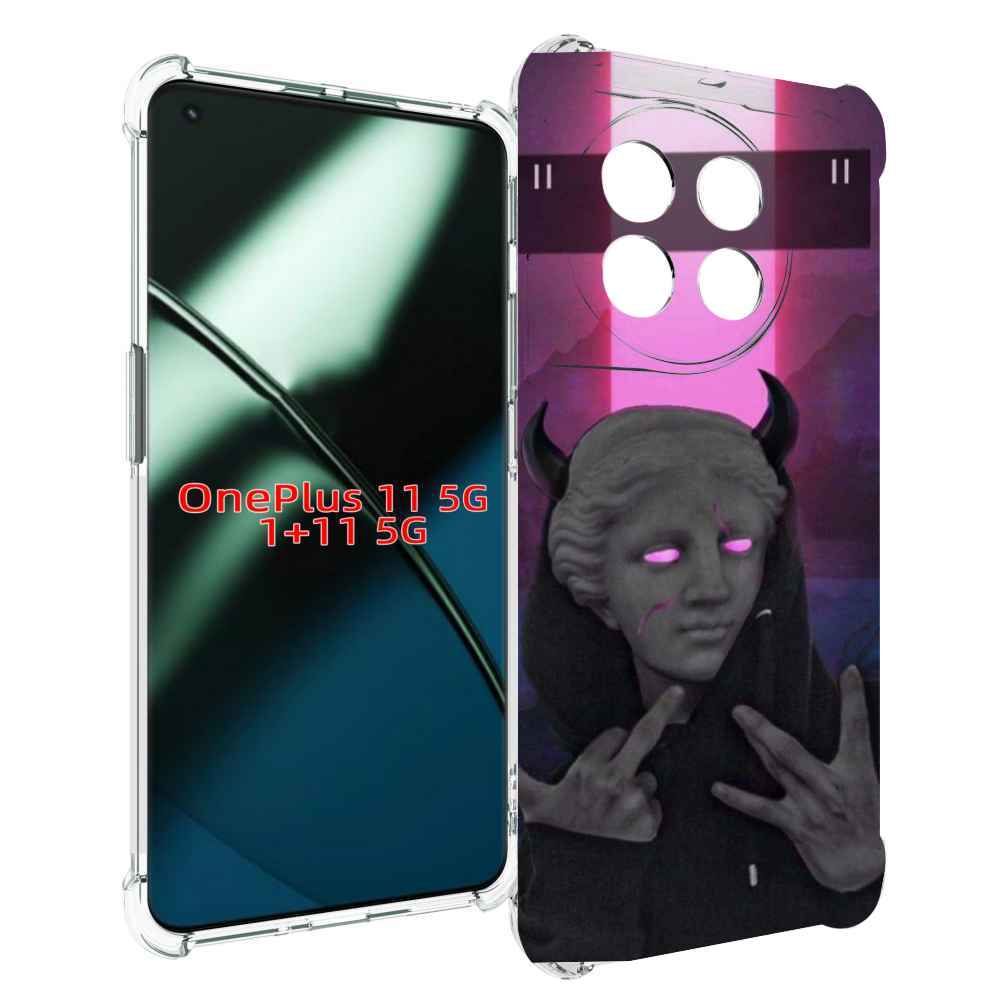 

Чехол MyPads глитч-статуя для OnePlus 11, Прозрачный, Tocco
