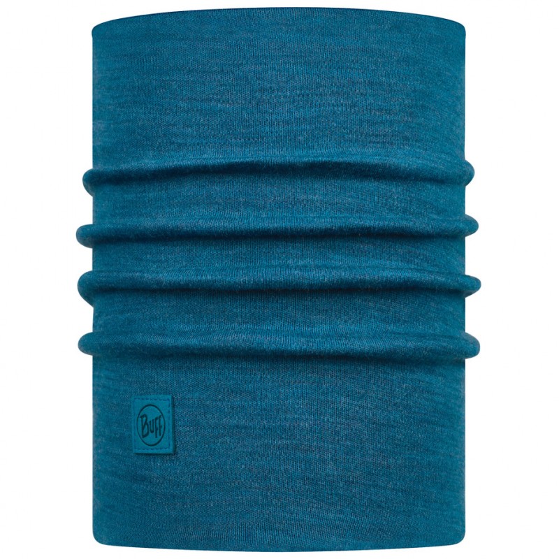 Теплый шерстяной шарф-труба Buff Wool heavyweight Solid Dusty Blue
