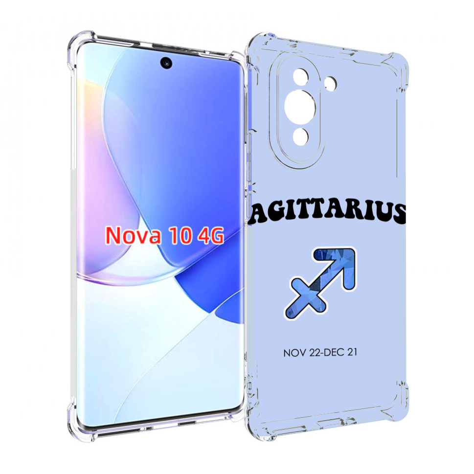 

Чехол MyPads знак зодиака стрелец 1 для Huawei Nova 10, Прозрачный, Tocco