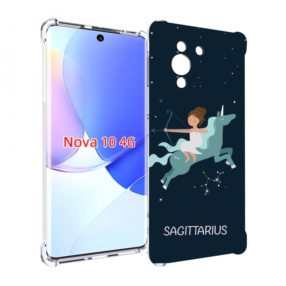 

Чехол MyPads знак зодиака стрелец 5 для Huawei Nova 10, Прозрачный, Tocco