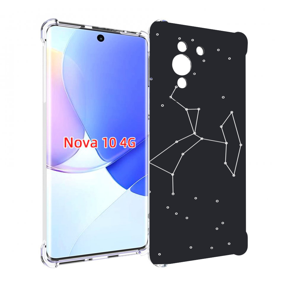

Чехол MyPads знак зодиака стрелец 6 для Huawei Nova 10, Прозрачный, Tocco