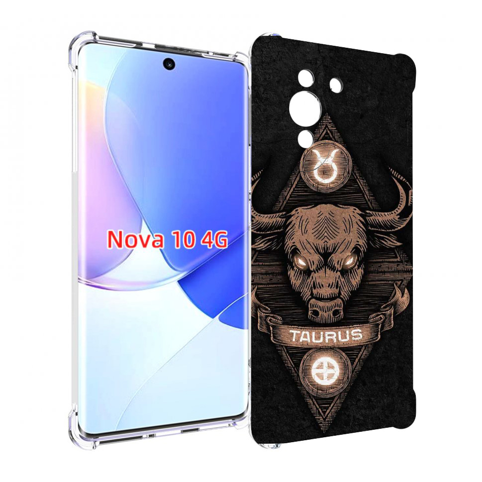 

Чехол MyPads знак зодиака телец 2 для Huawei Nova 10, Прозрачный, Tocco