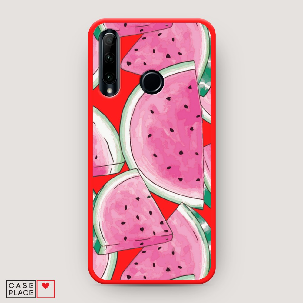 

Чехол Awog на Honor 10i "Акварельные арбузы", Разноцветный, 68853-1