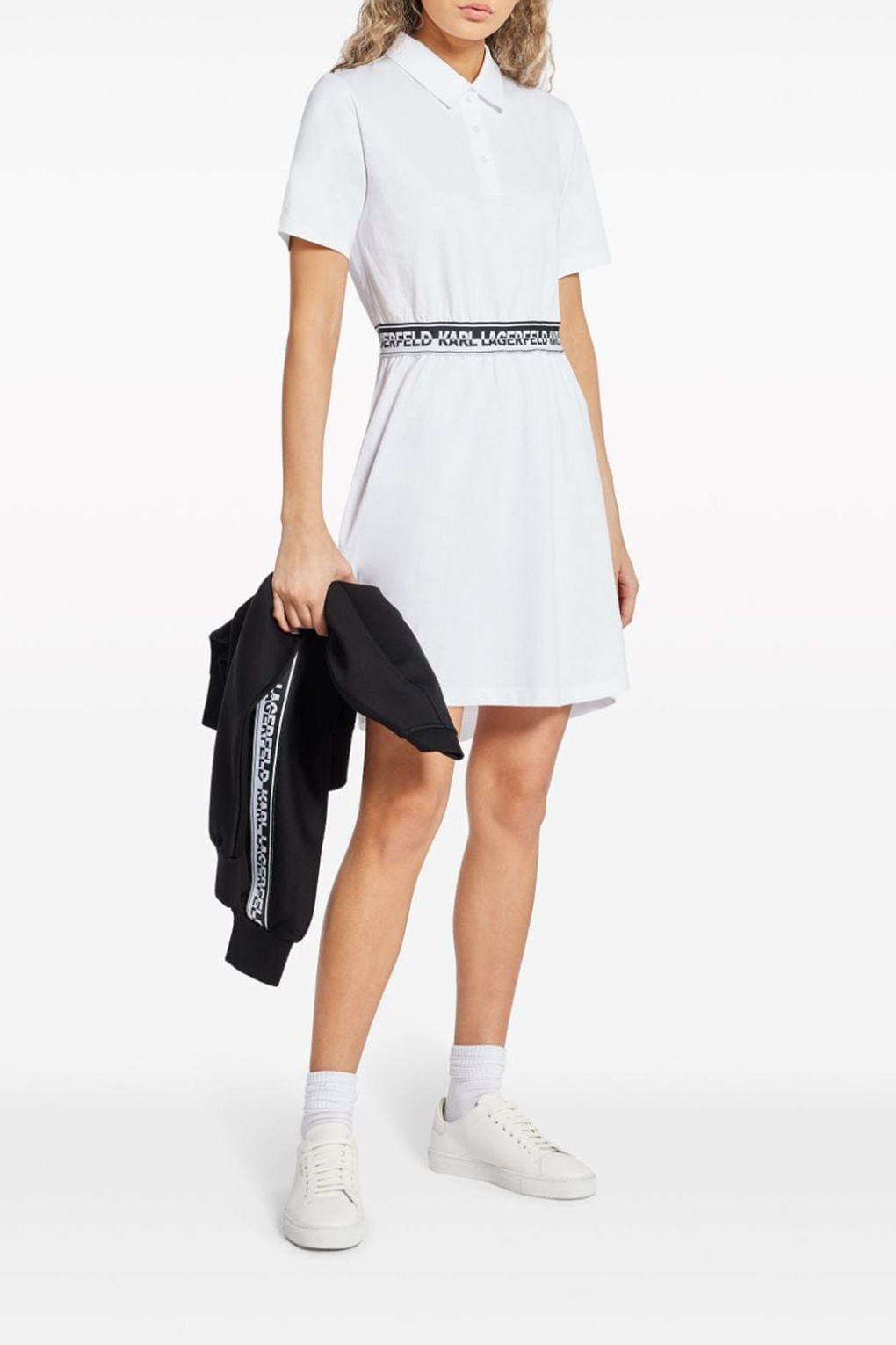 

Платье женское Karl Lagerfeld 241W1350 белое M, Белый, 241W1350