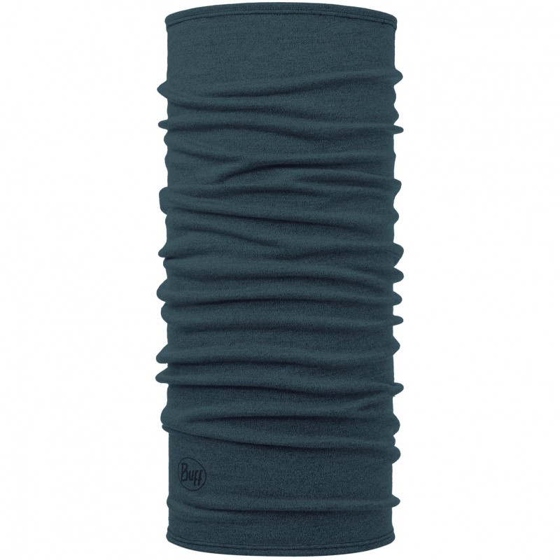 

Шерстяной шарф-труба Buff Wool midweight Dusty Blue Melange, Midweight Merino Wool