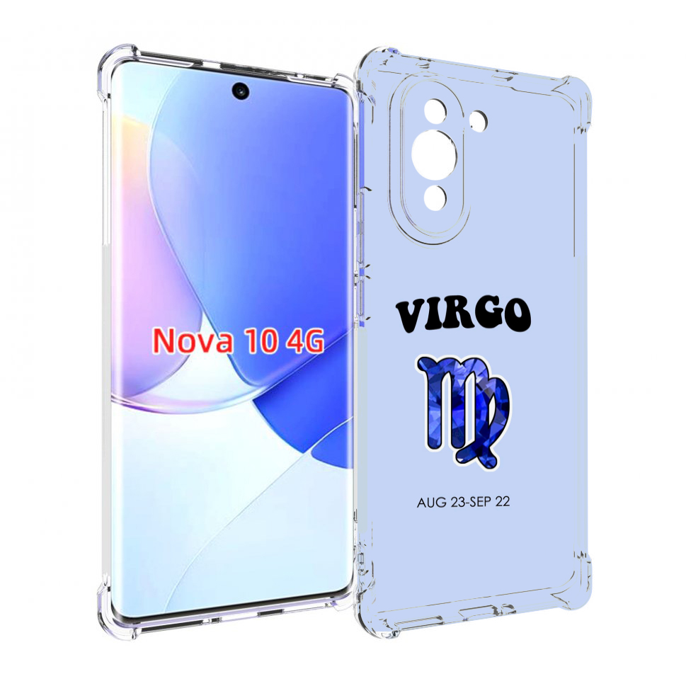 

Чехол MyPads знак-зодиака-дева-1 для Huawei Nova 10, Прозрачный, Tocco