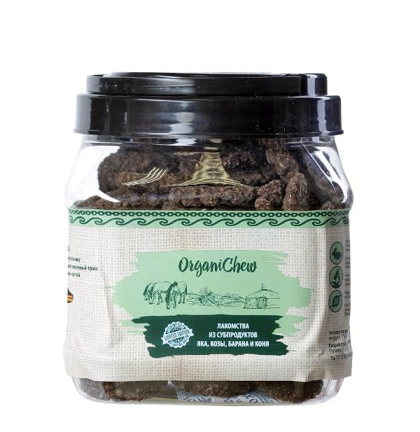 фото Лакомство для собак organic chew, микс медальоны, баранина, 600г