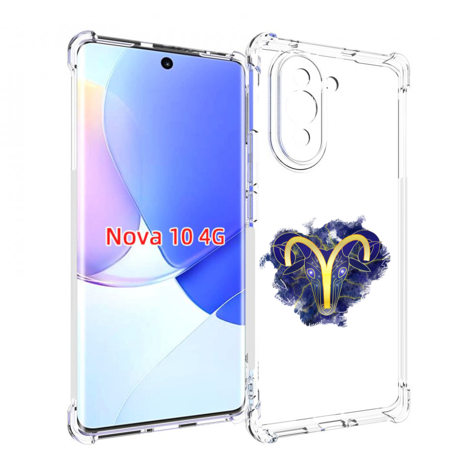 

Чехол MyPads знак-зодиака-овен-8 для Huawei Nova 10, Прозрачный, Tocco