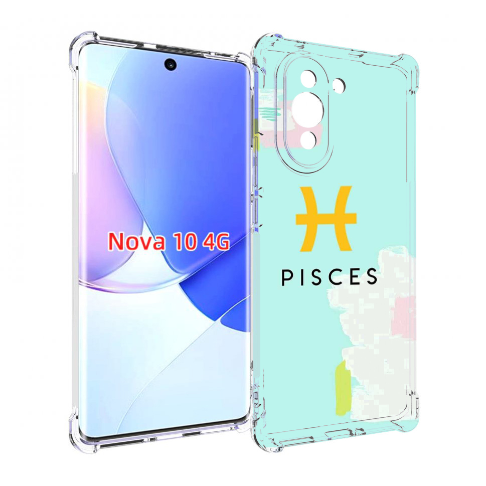 

Чехол MyPads знак-зодиака-рыбы-2 для Huawei Nova 10, Прозрачный, Tocco