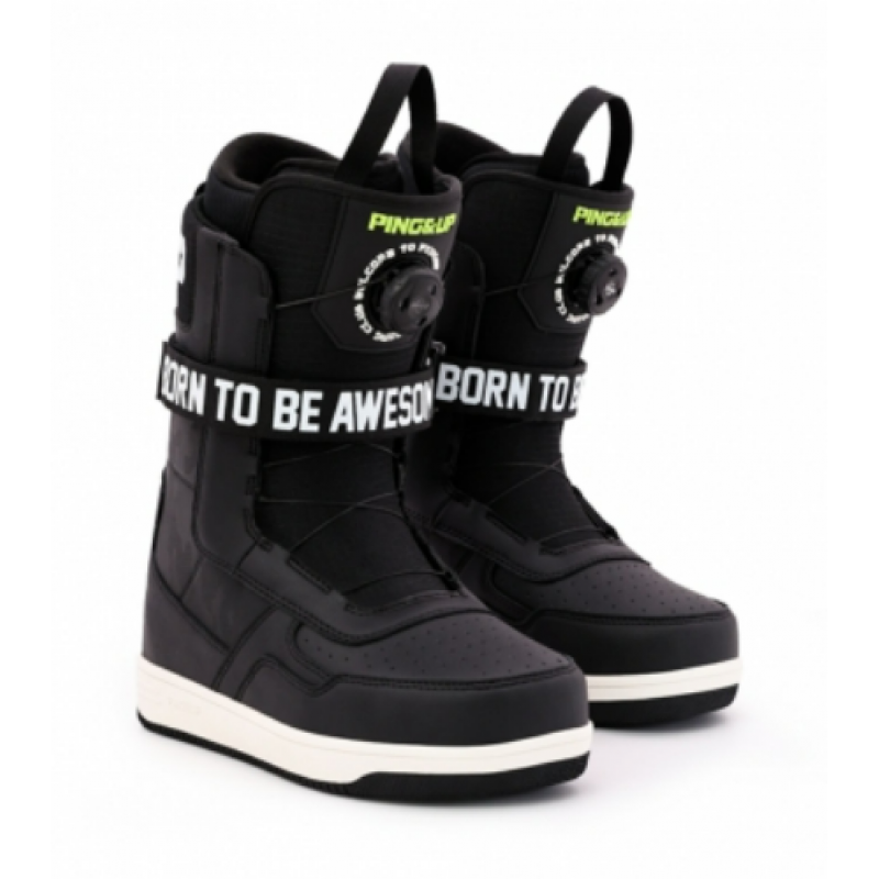 Ботинки для сноуборда ping&up born to be tgf 2023 black 29 см