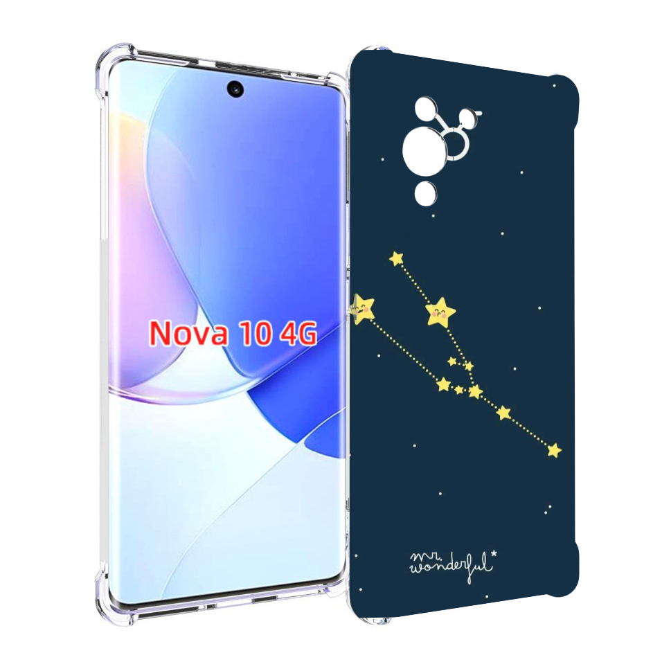 

Чехол MyPads знак-зодиака-телец-4 для Huawei Nova 10, Прозрачный, Tocco