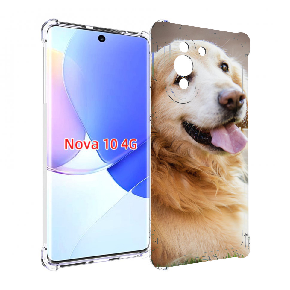 

Чехол MyPads золотистыи ретривер для Huawei Nova 10, Прозрачный, Tocco