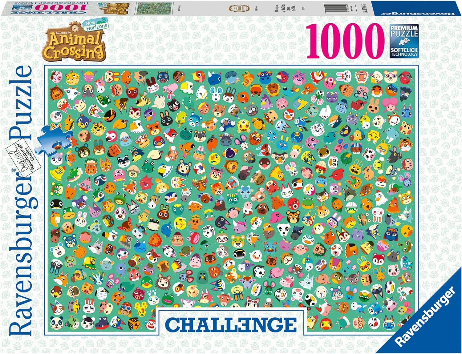 

Пазл Ravensburger Скрещивание животных RV17454, 1000 деталей, Скрещивание животных