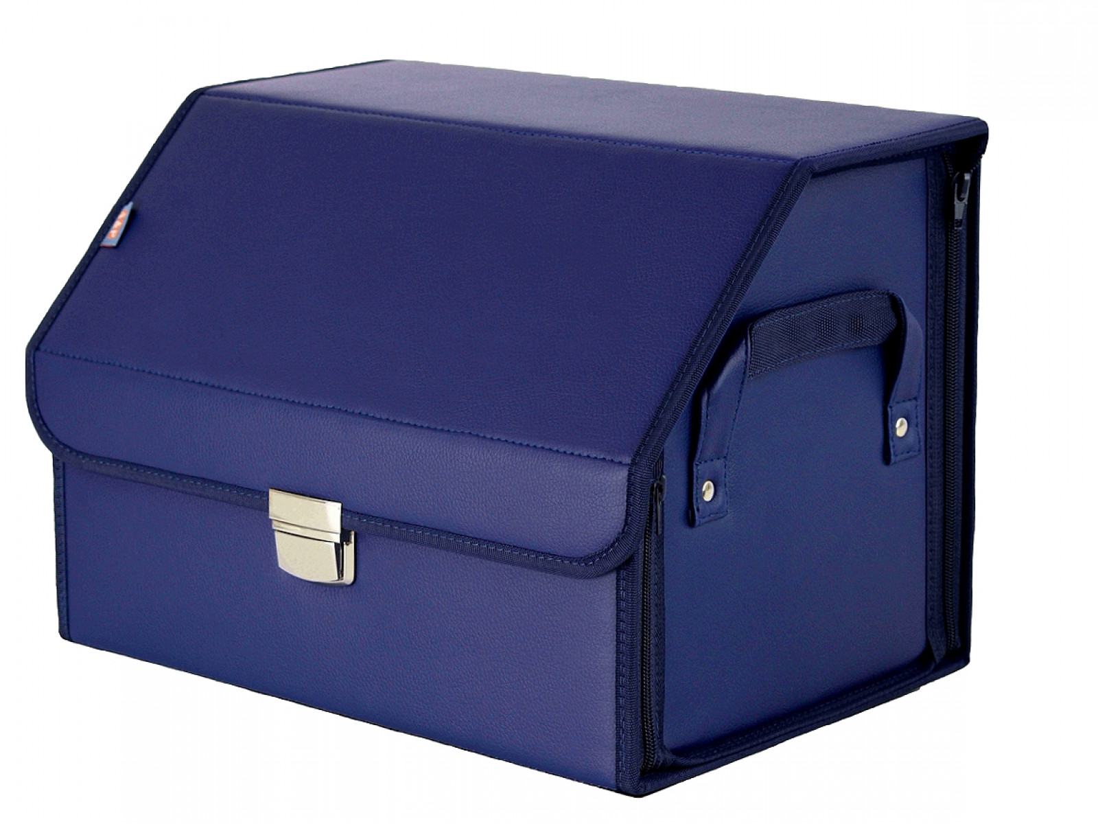 фото Органайзер-саквояж в багажник союз премиум (размер m). искусственная кожа, синий. a&p