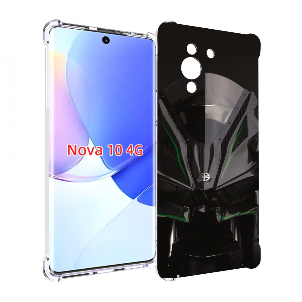 

Чехол MyPads кавасаки мото для Huawei Nova 10, Прозрачный, Tocco
