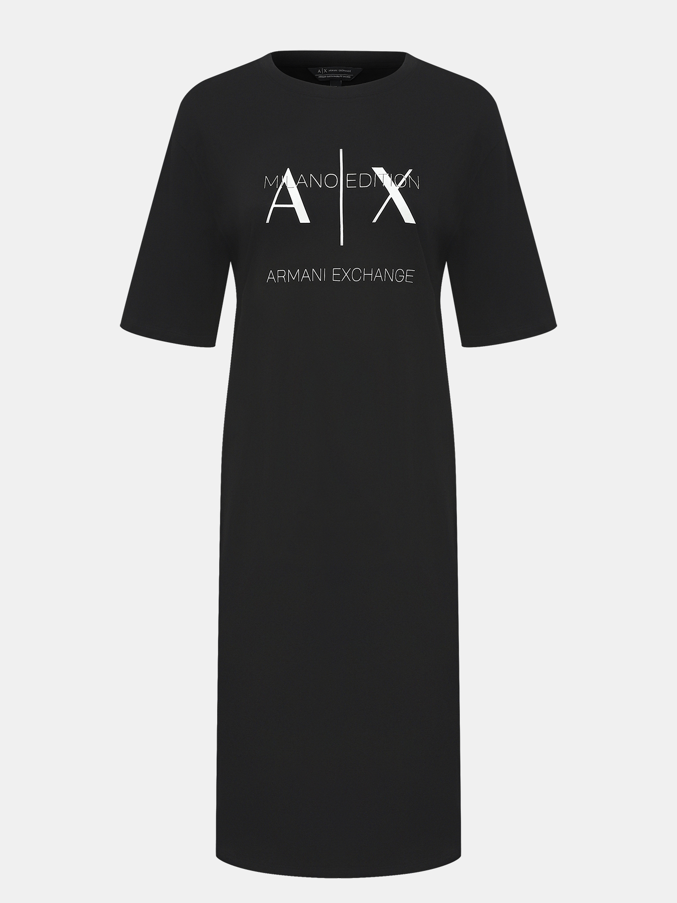 

Платье женское Armani Exchange 484502 черное 44-46 RU, Черный, 484502