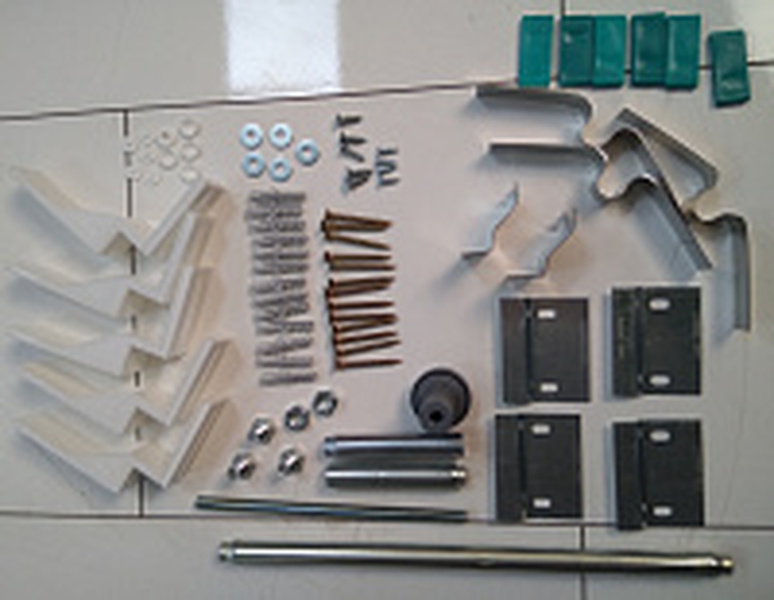 

Установочный комплект для трех панелей Cezares CZR-SCR-FIX-3-KIT, Серебристый