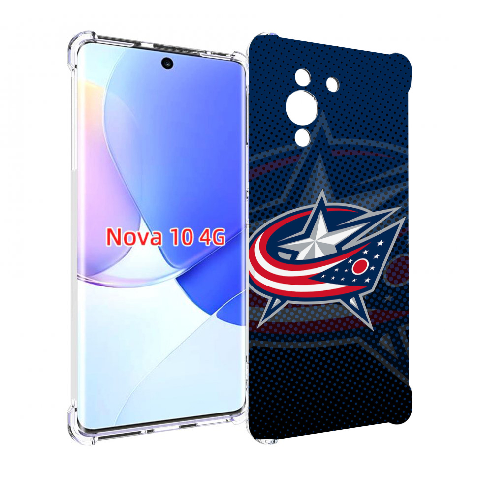 

Чехол MyPads коламбус блю джекетс для Huawei Nova 10, Прозрачный, Tocco