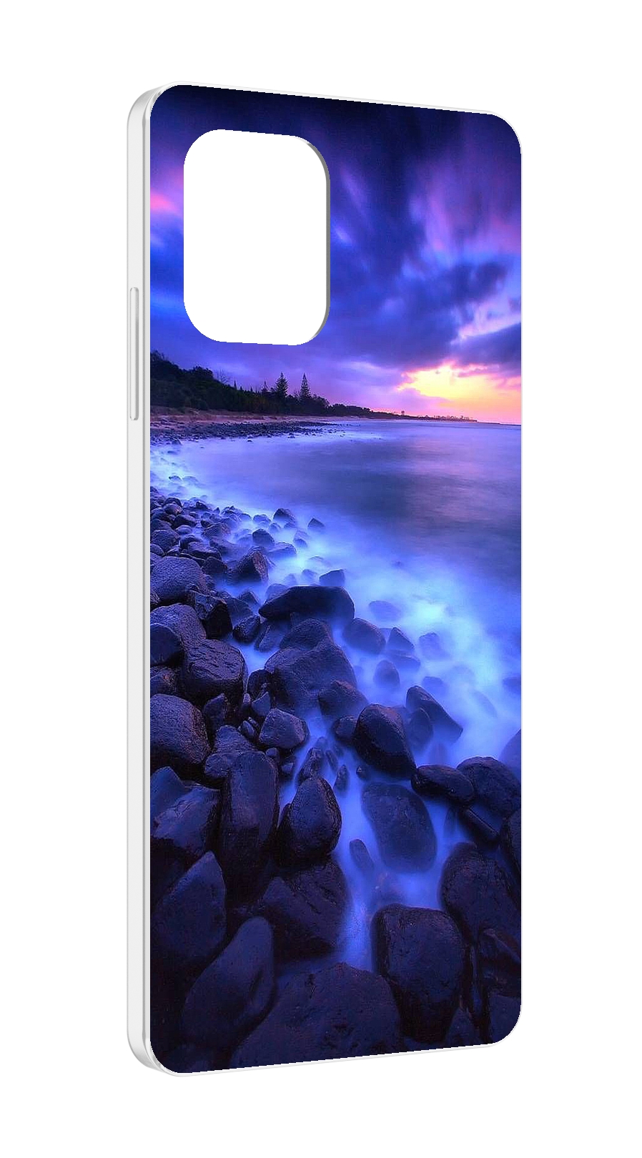 

Чехол MyPads неоновый берег для UMIDIGI Power 7 Max / Power 7S, Прозрачный, Tocco