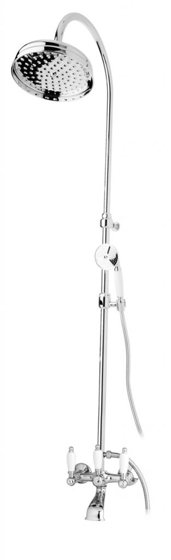 фото Душевая колонна со смесителем, верхним и ручным душем cezares first-cvd-01-bi