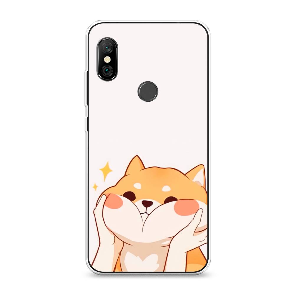 

Чехол Awog на Xiaomi Redmi Note 6 Pro "Сладкий песик", Разноцветный, 34650-1