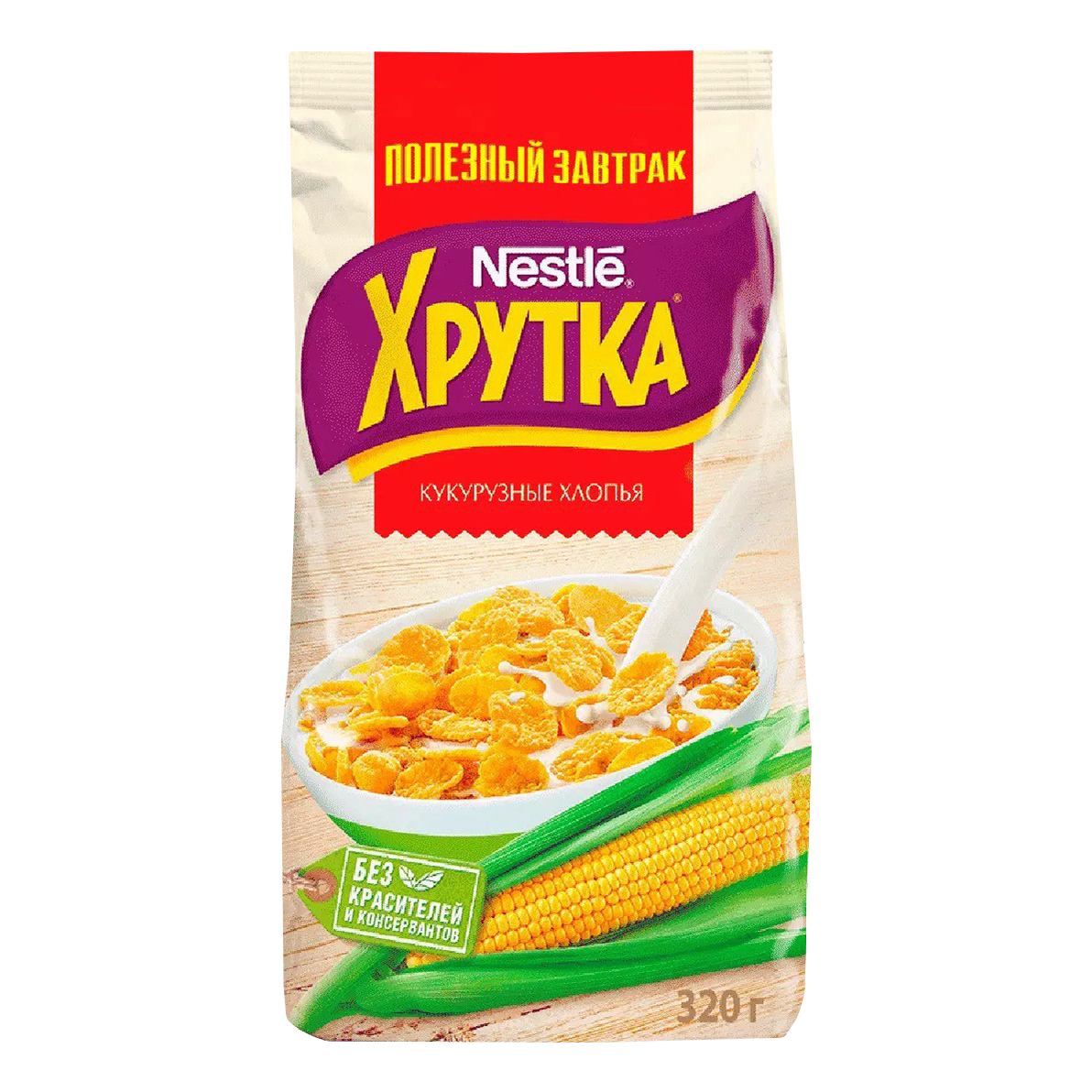 

Сухой завтрак хлопья Хрутка кукурузный быстрого приготовления 320 г