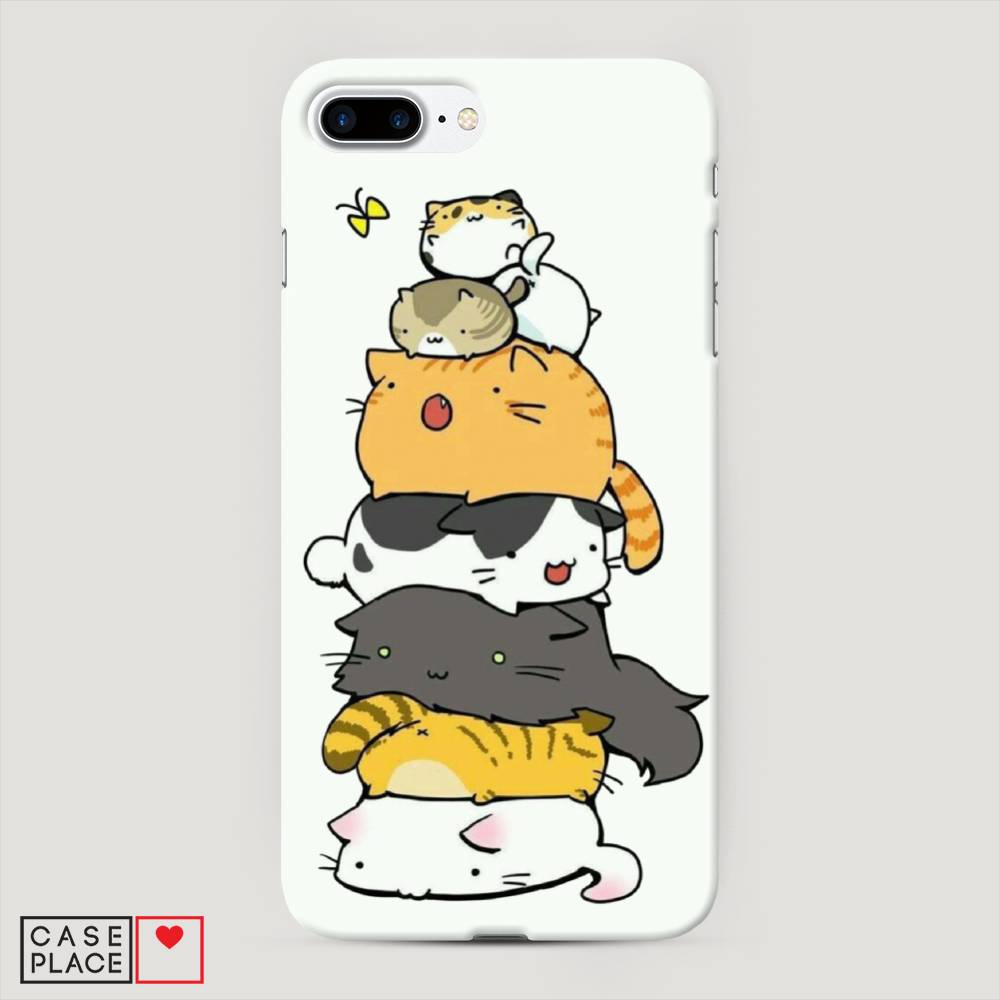

Пластиковый чехол "Бутерброд из котиков" на Apple iPhone 8 Plus, 10920-7