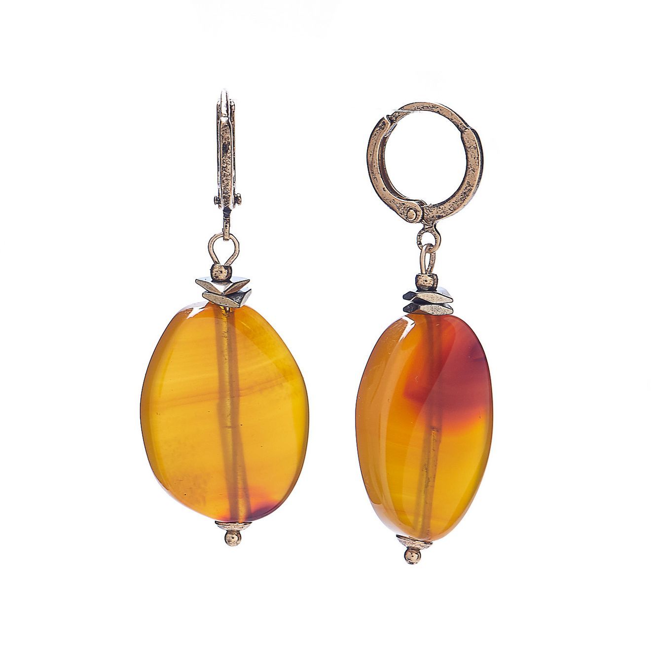 

Серьги из бижутерного сплава с агатом Lanzerotti LZ-20.10-578, LZ-20.10-578