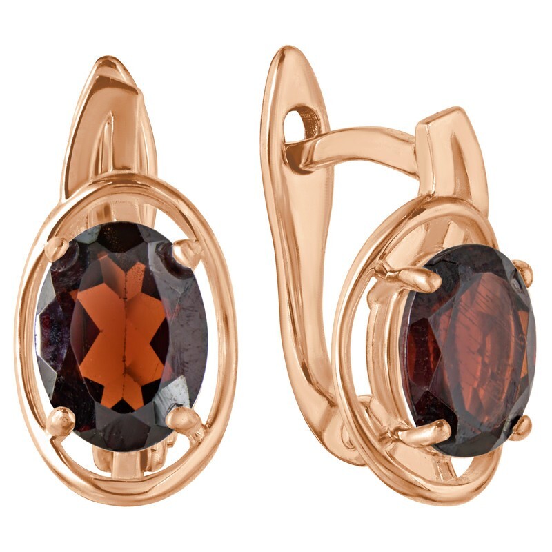 

Серьги из серебра с гранатом LAZURIT-ONLINE 8149RG, 8149RG