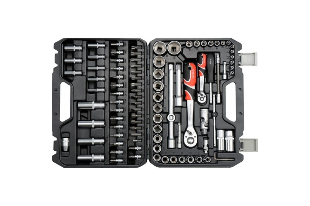 

Набор Инструментов 94 Пр: 1/4, 1/2 Inch, 6 Гр YATO YT-12681