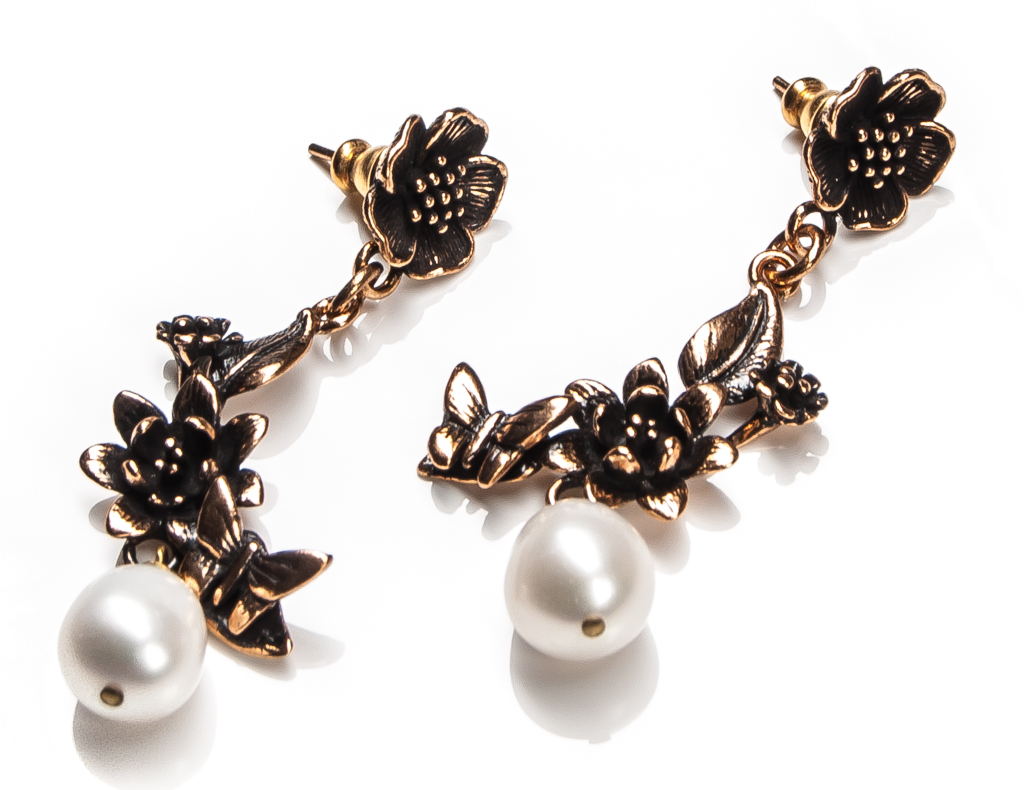 

Серьги из бижутерного сплава с искусственным жемчугом Maurizio Mori MM-OR1721, MM-OR1721