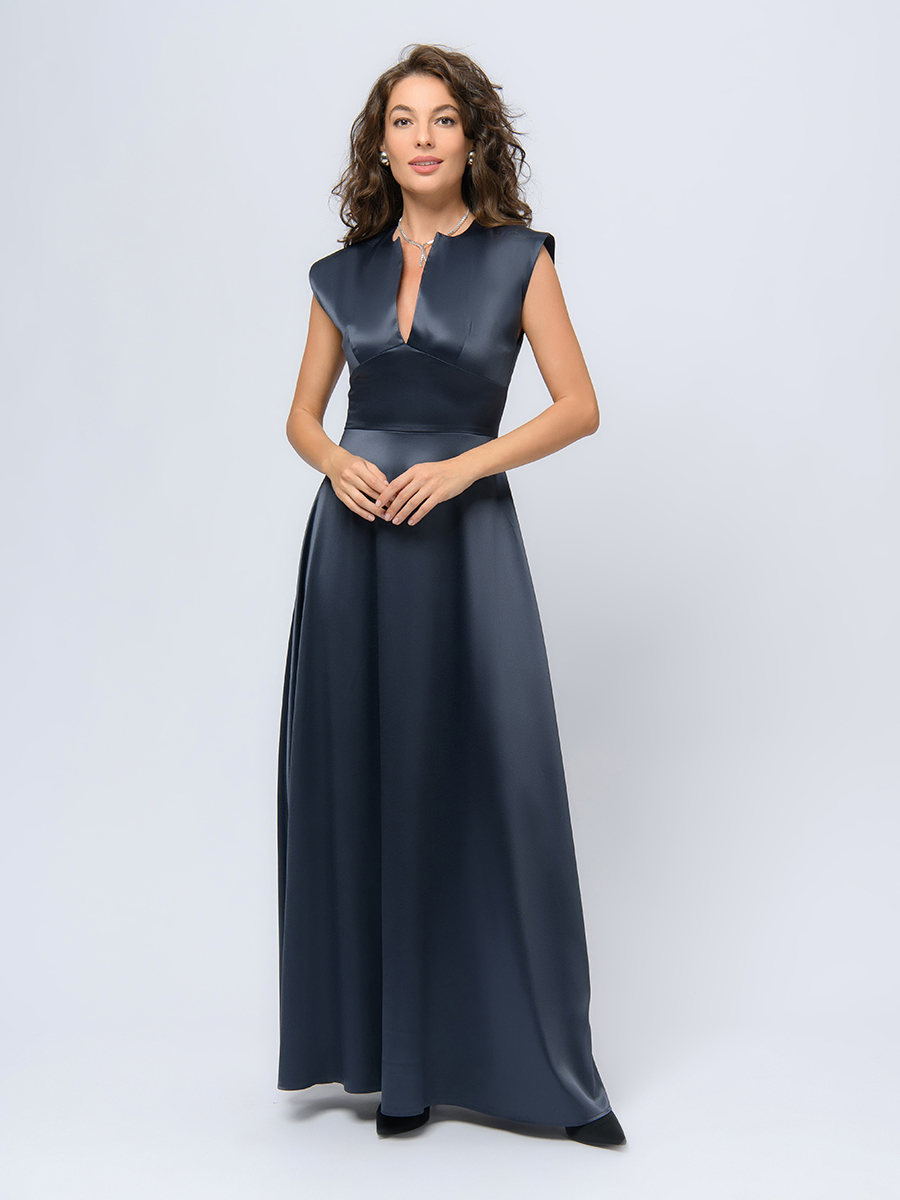 

Платье женское 1001dress 0100697 серое XL, Серый, 0100697