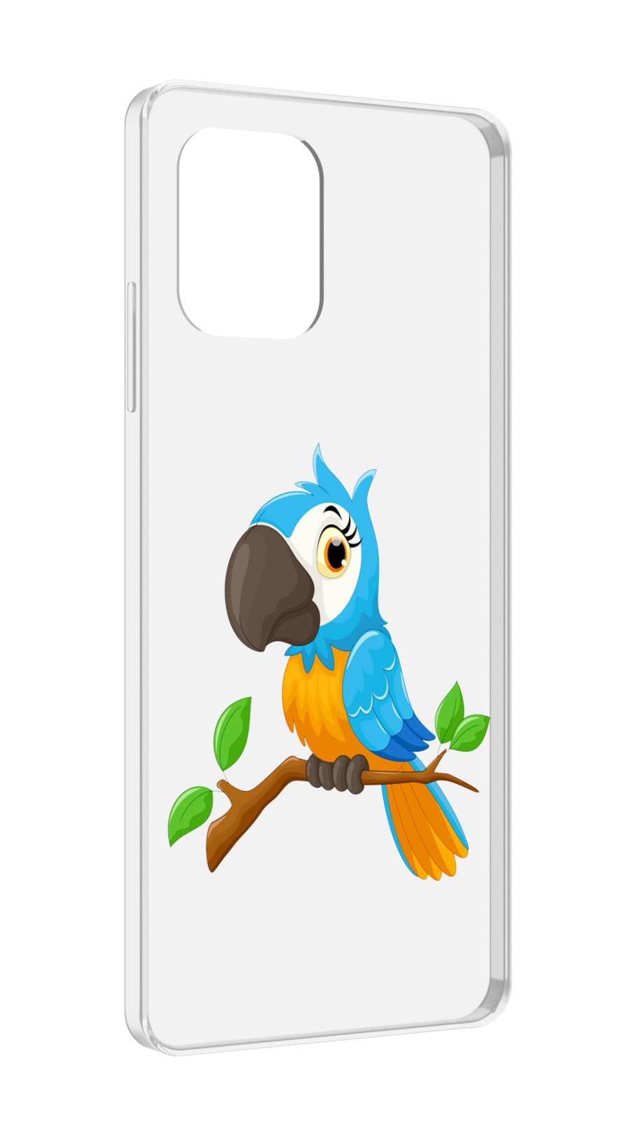 

Чехол MyPads попугайчик детский для UMIDIGI Power 7 Max / Power 7S, Прозрачный, Tocco