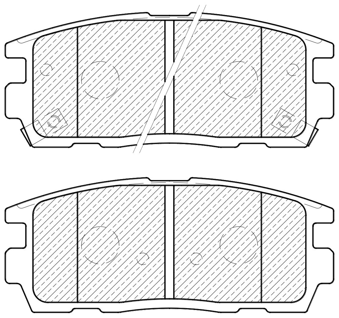 Колодки тормозные дисковые | зад | JEENICE ws221800