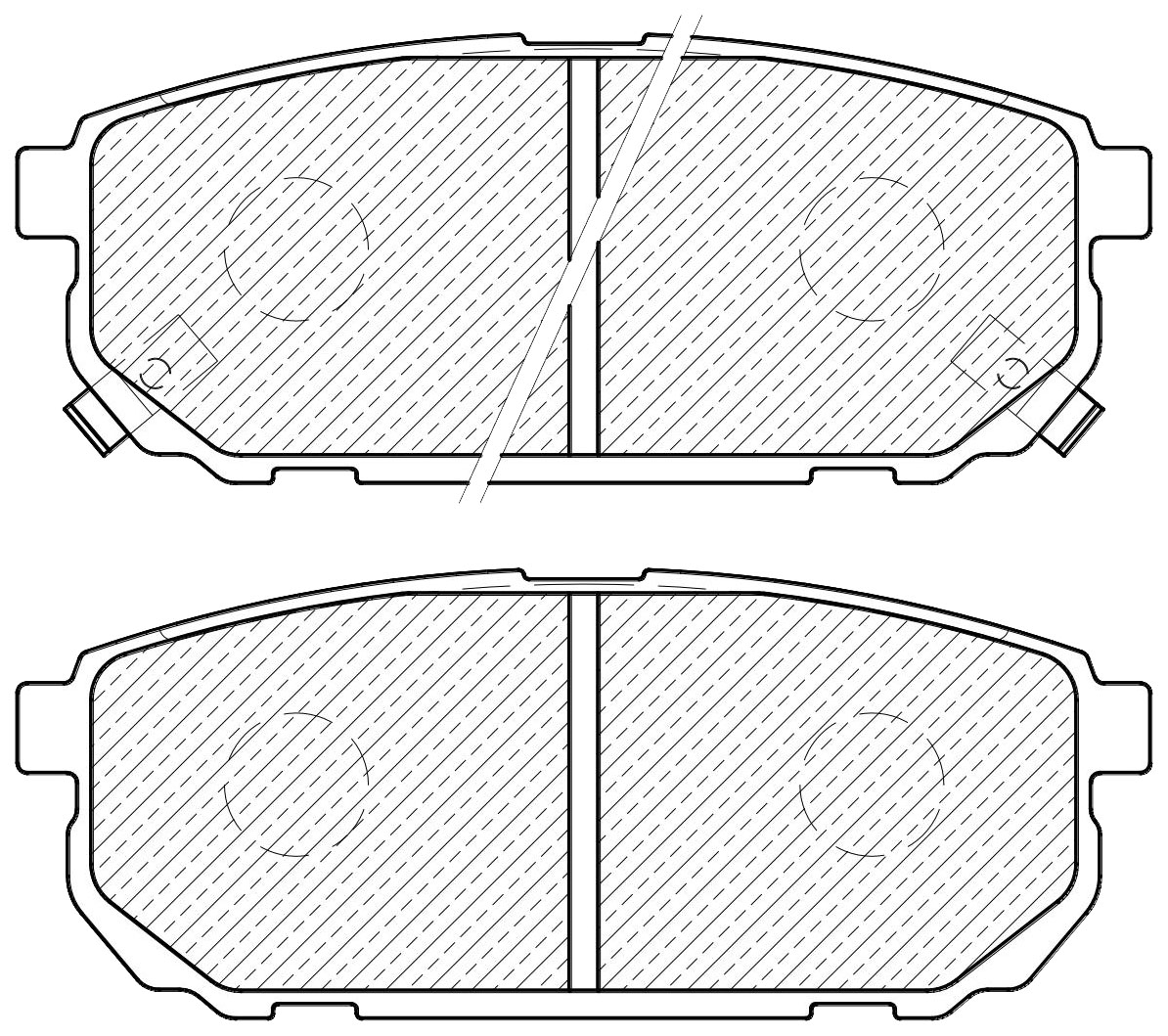 

Тормозные колодки JEENICE задние дисковые ws231400