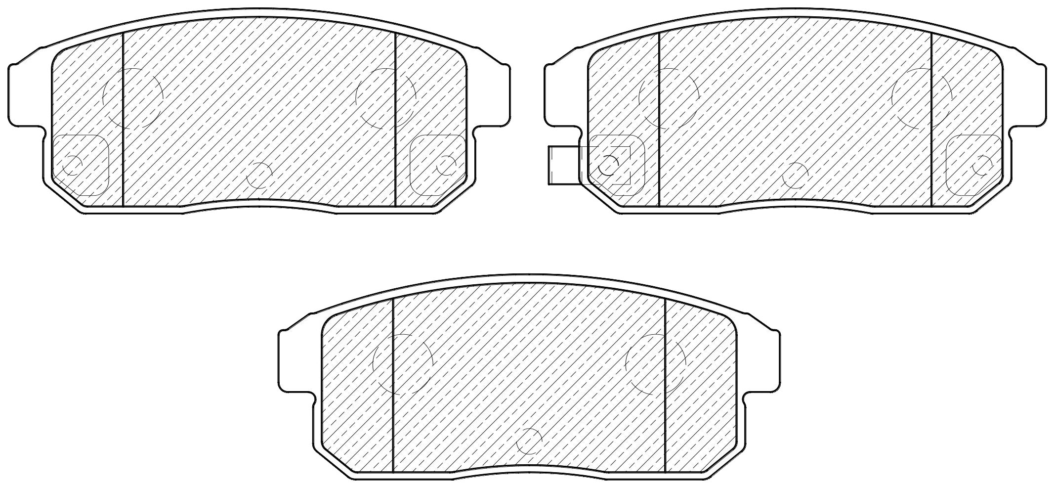 

Тормозные колодки JEENICE задние дисковые ws311900