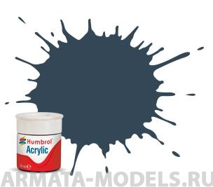 фото Ab0245ep краска акриловая 245 rlm 74 graugrun matt - 14ml acrylic paint - plus 30 humbrol