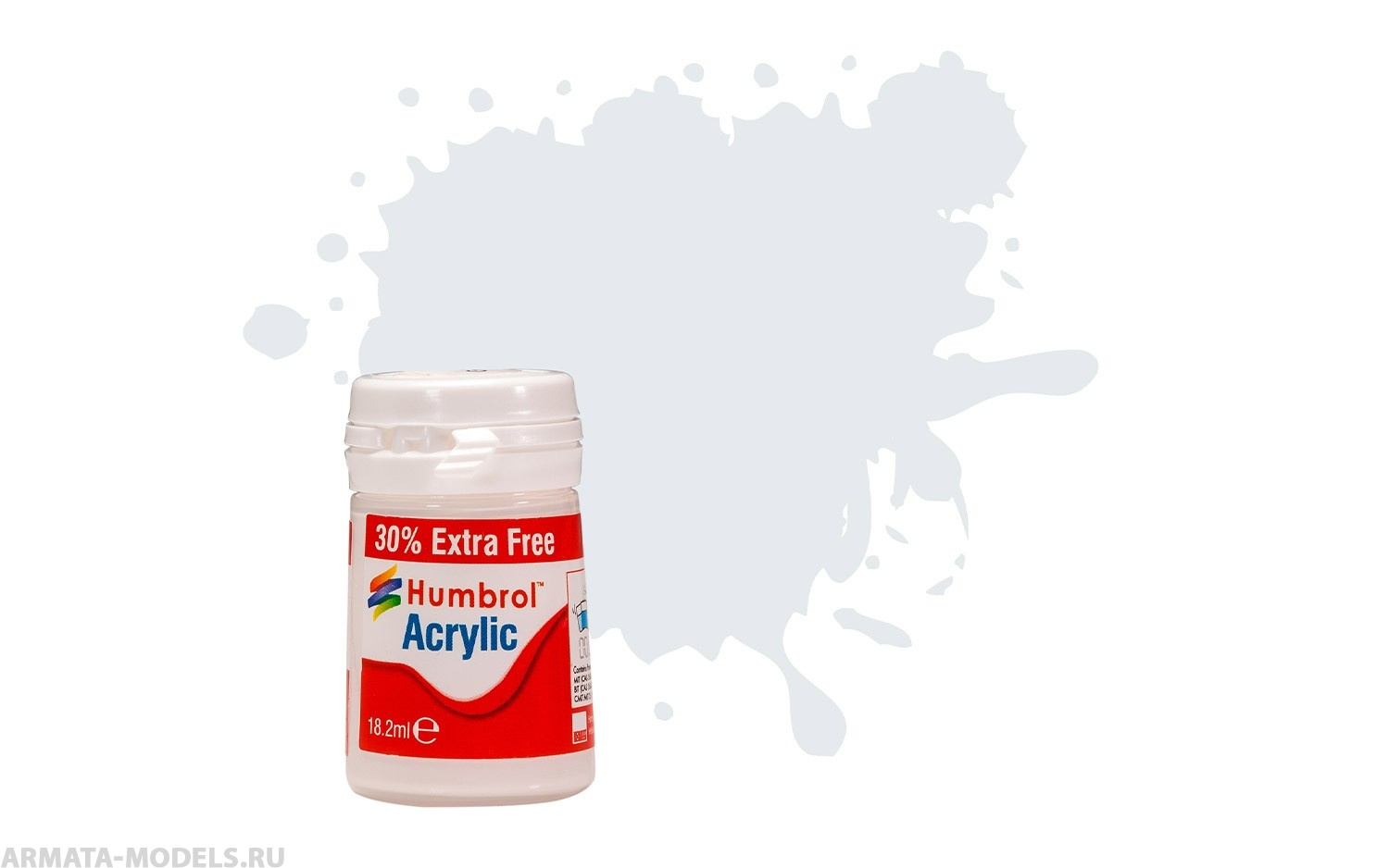 

AB0191EP Краска акриловая 191 Chrome Silver Metallic -14ml Acrylic Paint - Plus 30