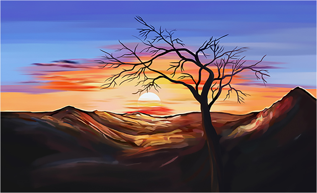 

Картина на холсте с подрамником ХитАрт На закате 60x37 см, 5666