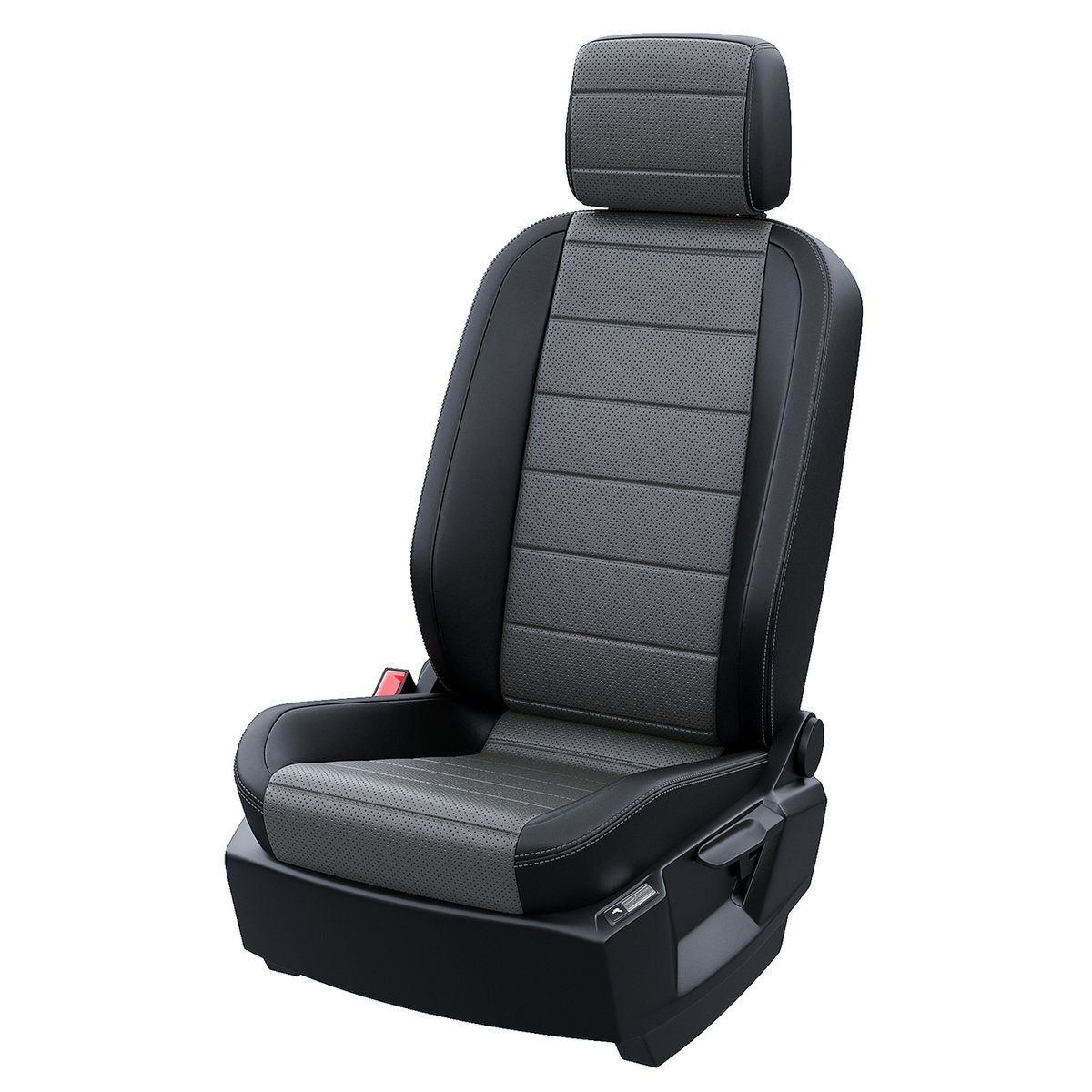 

Чехлы на сиденья Чехлы.ру для Mitsubishi Outlander 3 5477AV126FT2 Экокожа, Серый;черный, 5477AV